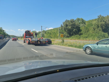 Accident la ieșire din Deva
