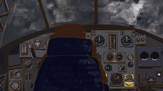 Inside shot of the Wellington bomber