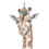 Miniaturbild: Karte Giraffe weiss hoch