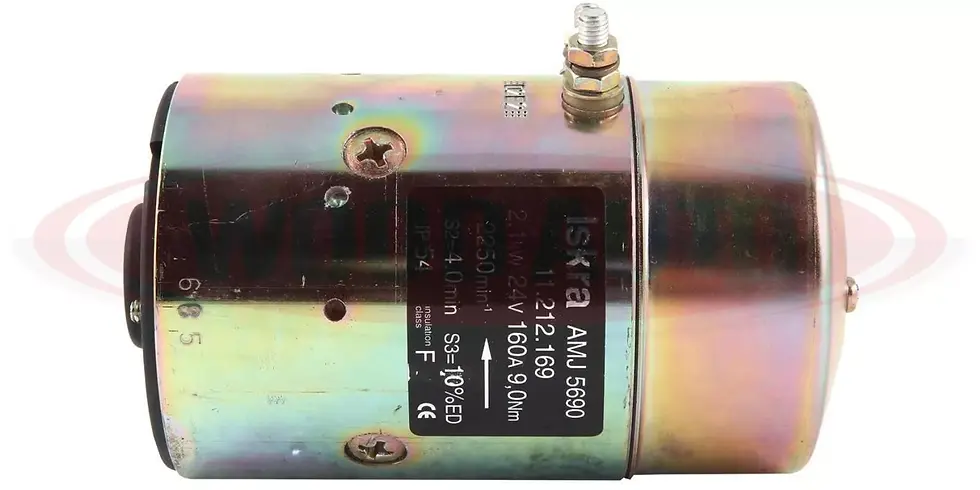 Thumbnail: Direct Current DC Motor FOR ISKRA DECO REMY EFEL Mahle 24 VOLT 2.5 KW