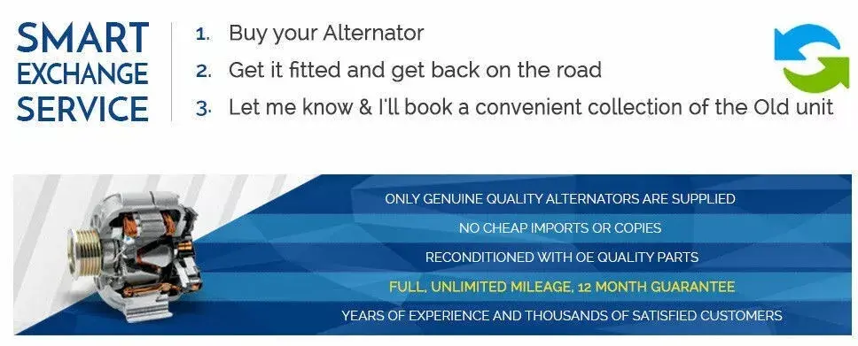 Thumbnail: ALTERNATOR FOR BMW 3 SERIES 5 SERIES X1 X3 2.0 3.0 DIESEL 2004-2017