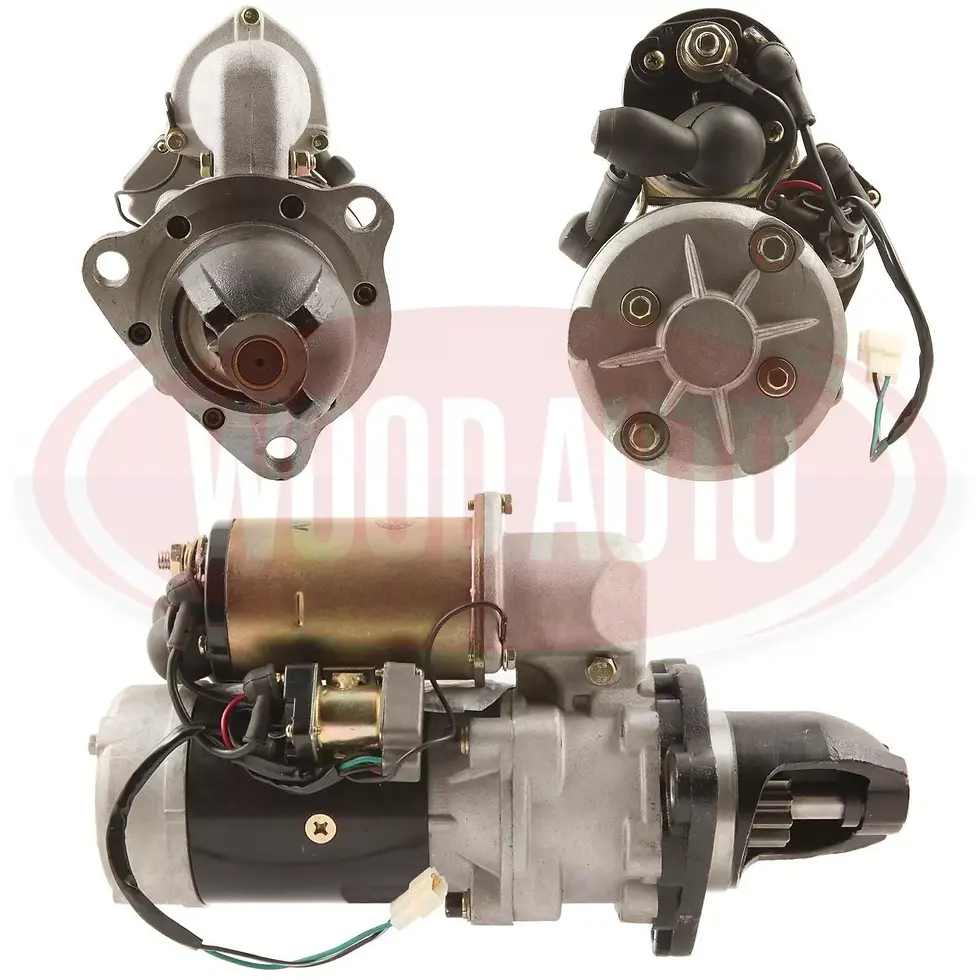 Thumbnail: STARTER MOTOR FOR Komatsu D 6D140 6D105 6D125 FORKLIFT NIKKO Cummins Case