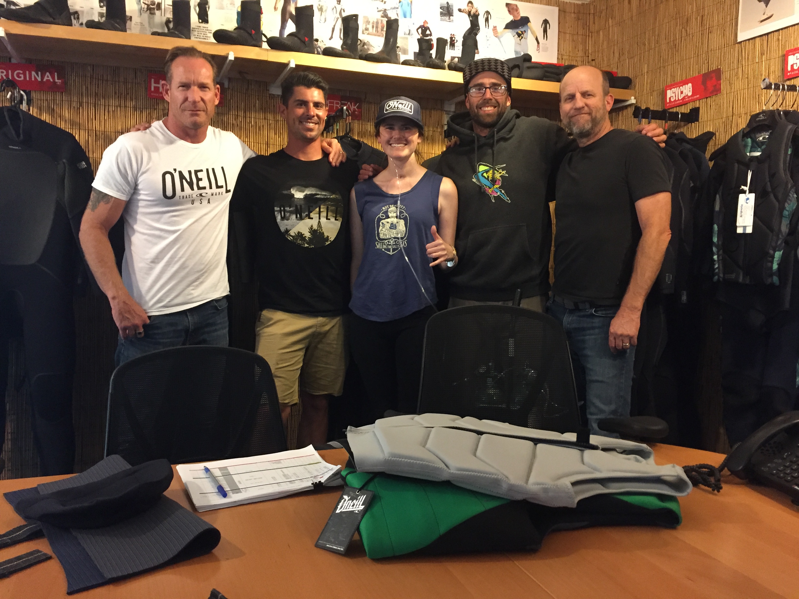 Meeting with O'Neill Wetsuits