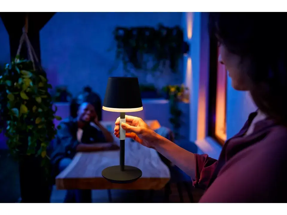 Miniatura: LUMINARIA DE MESA PORTABLE HUE GO