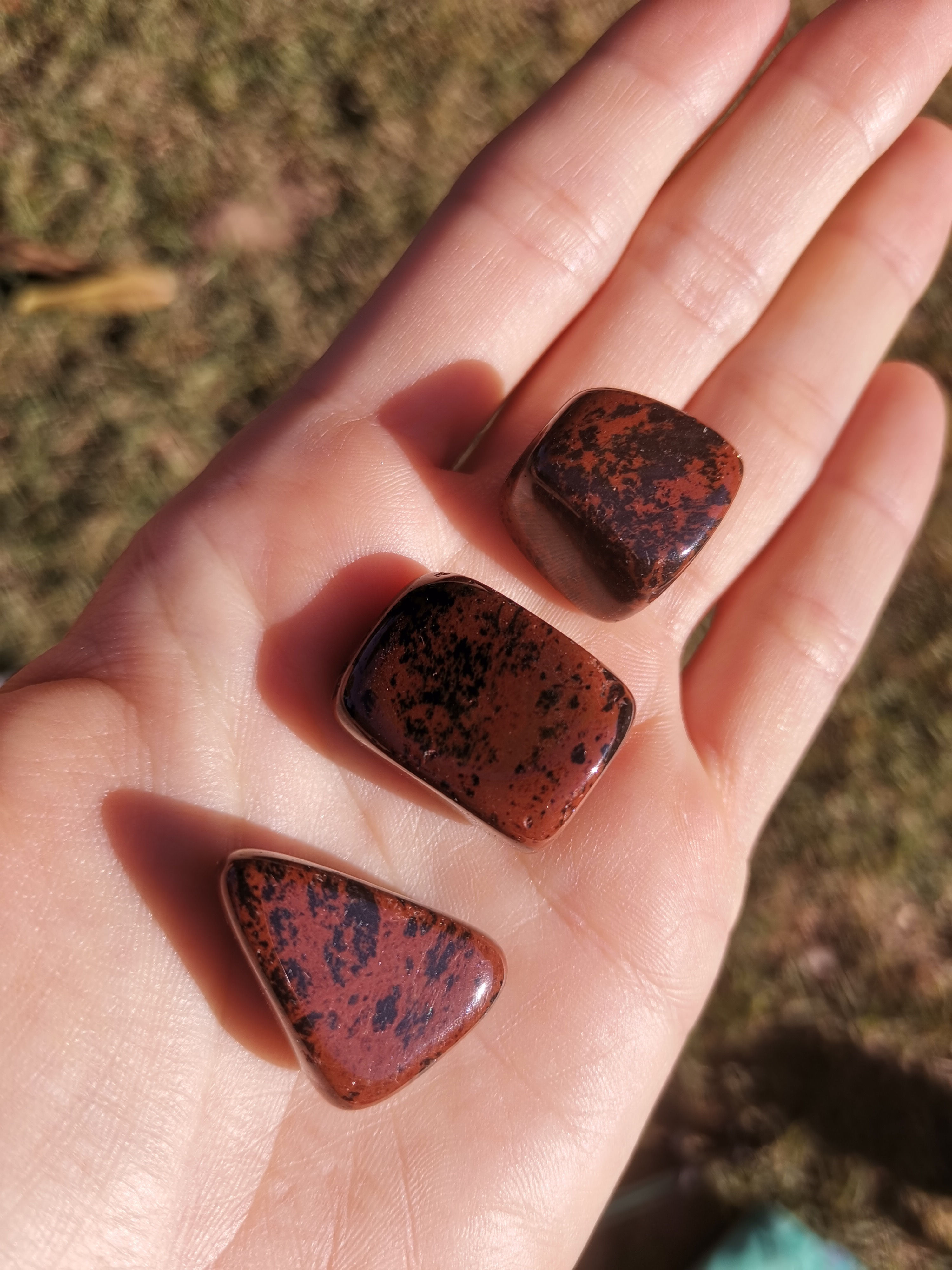 Obsidiana Mogno Rolada