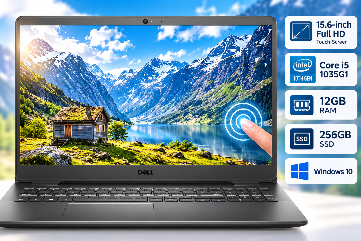💻 DELL INSPIRON 15.6" TOUCHSCREEN LAPTOP