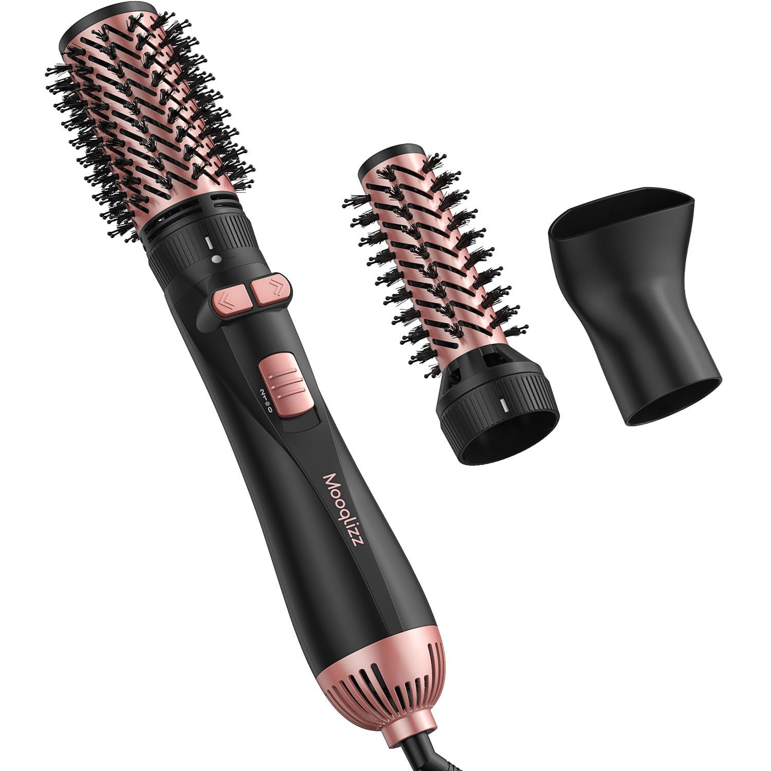Rotating Hair Dryer Brush 3 in 1 - Round Hot Air Spin Brush Set Volumizer