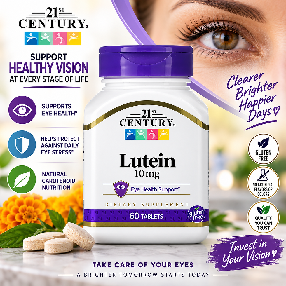 Thumbnail: 21st Century Lutein 10 mg — 60 Tablets
