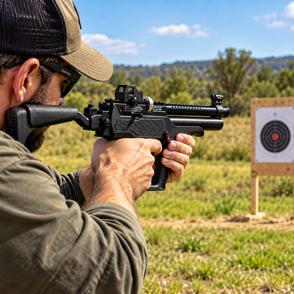 Thumbnail: HATSAN SORTIE TACT .177 — SEMI-AUTO PCP AIR PISTOL & CARBINE