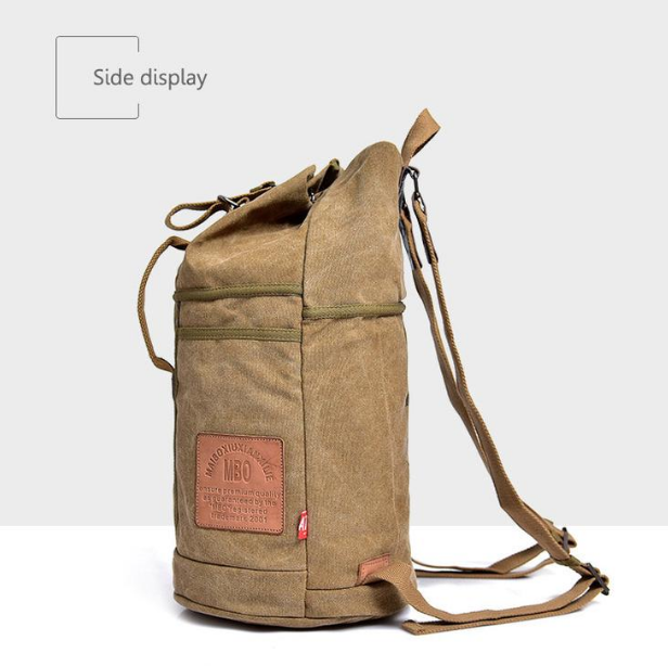 Thumbnail: VINTAGE CANVAS DRAWSTRING BACKPACK