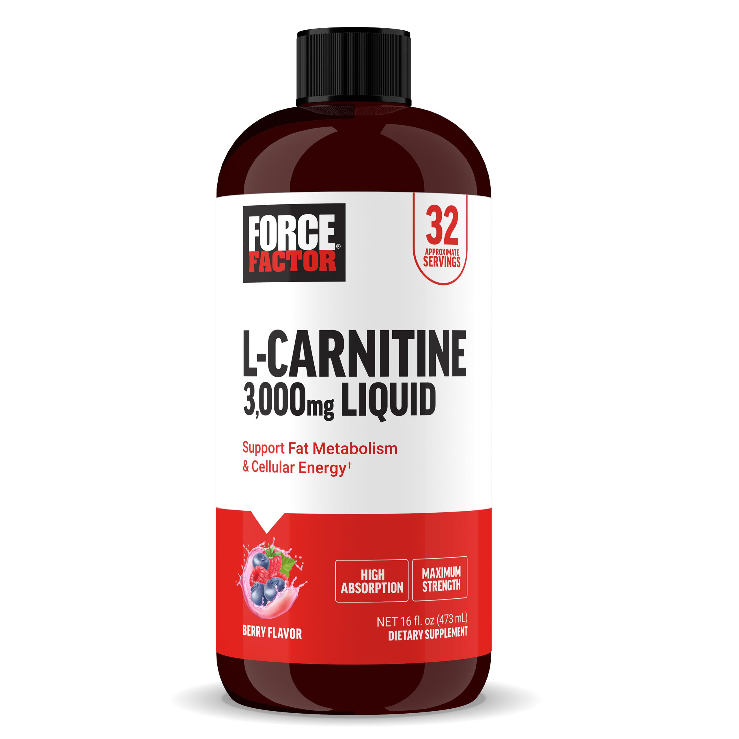 Force Factor L Carnitine - Support Energy Production & Active Performance