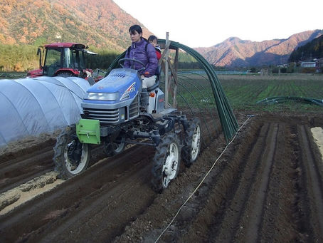 長男の管理機デビューが感慨深い