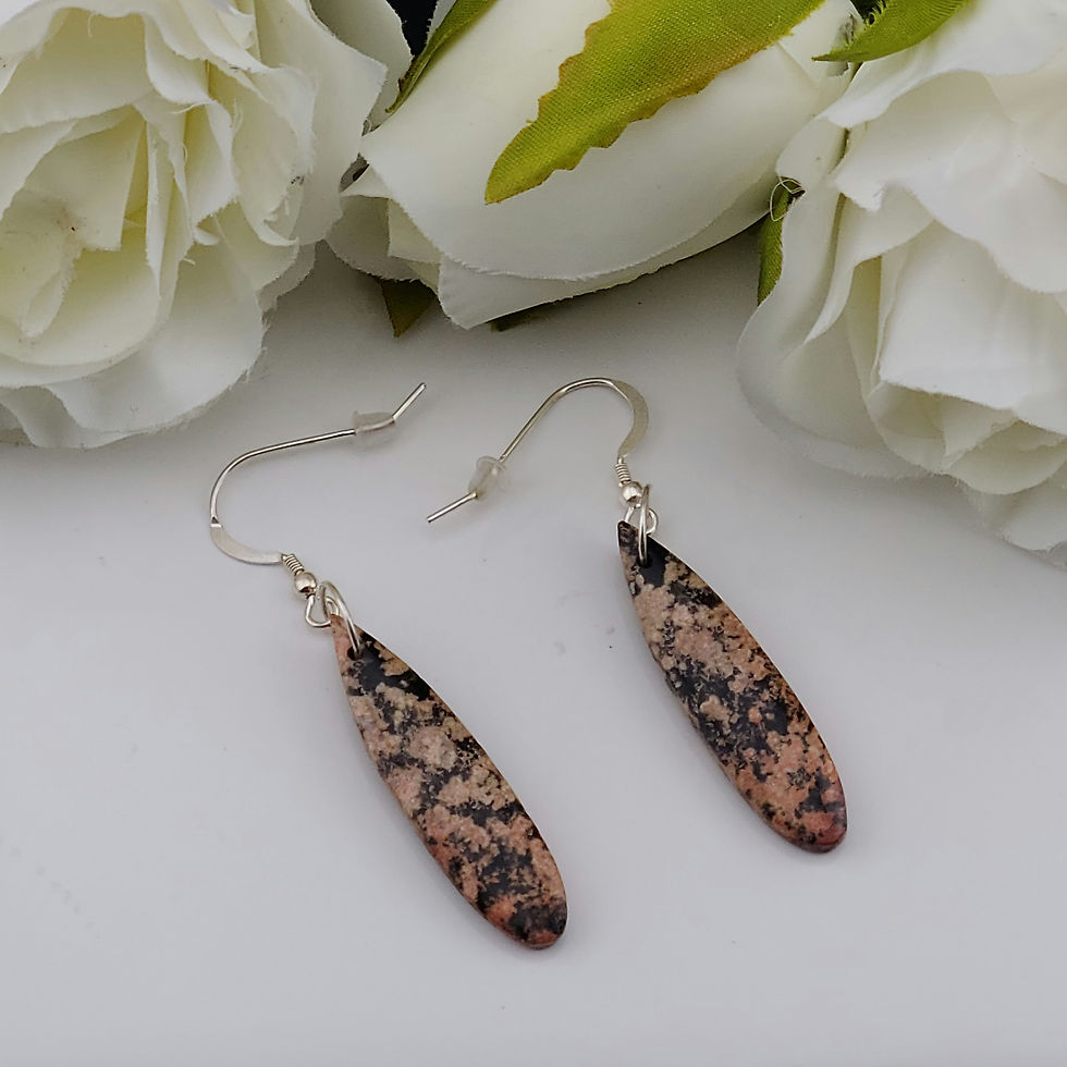 Obsidian Elegance Earrings