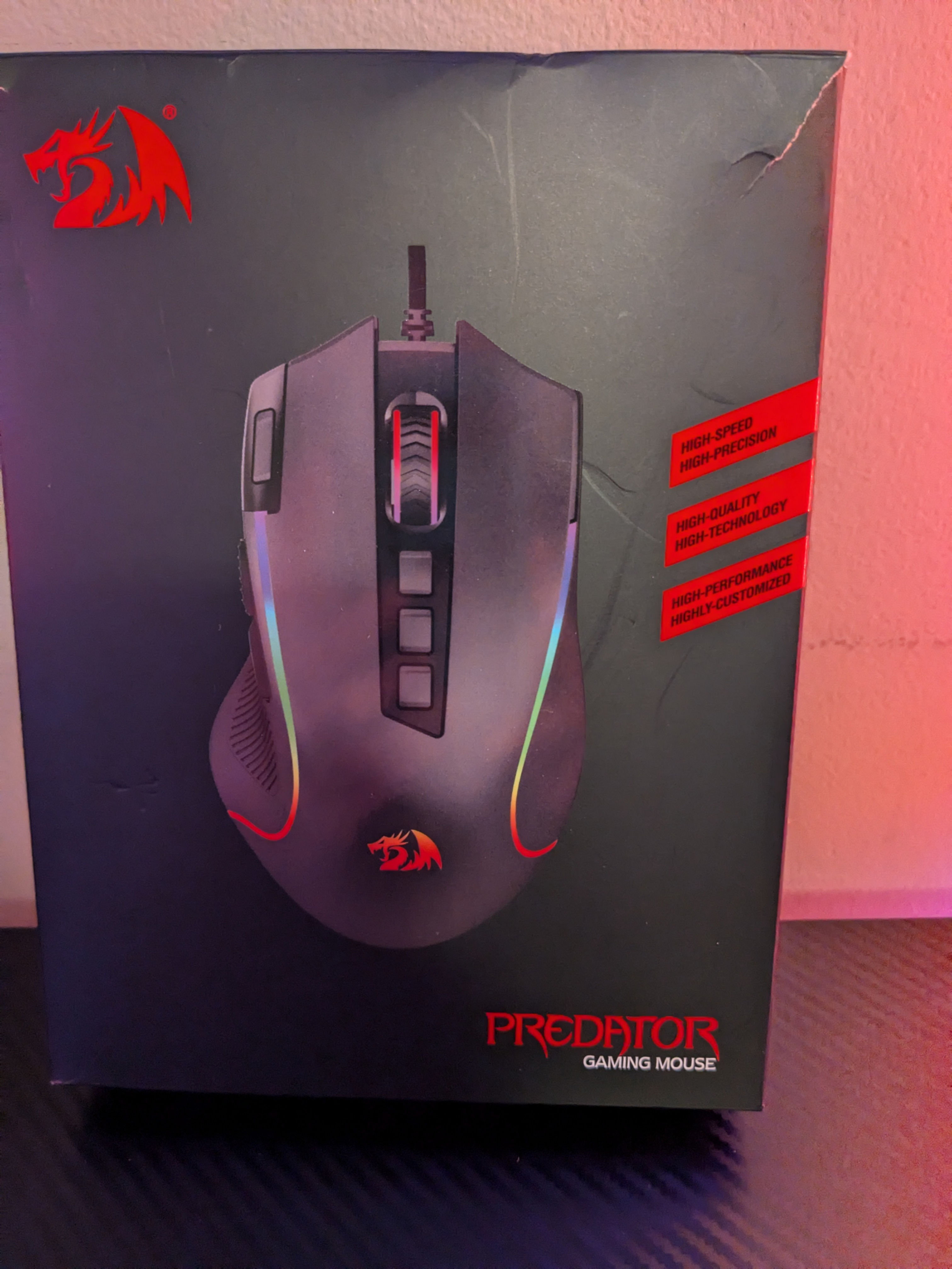 Redragon M612 Predator RGB Gaming Mouse NEW