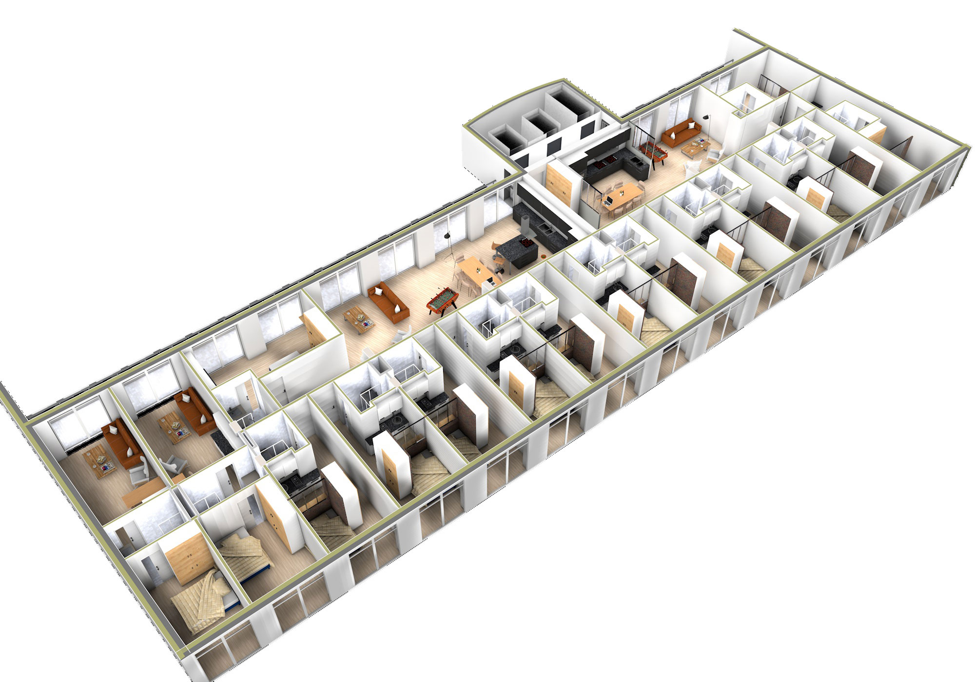 Plan 3d Bureau Des Perspectives 3d