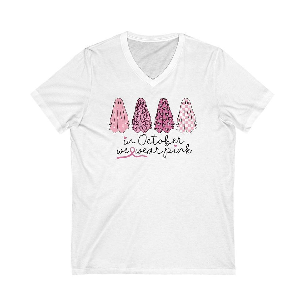 Thumbnail: Unisex Jersey Short Sleeve V-Neck Tee