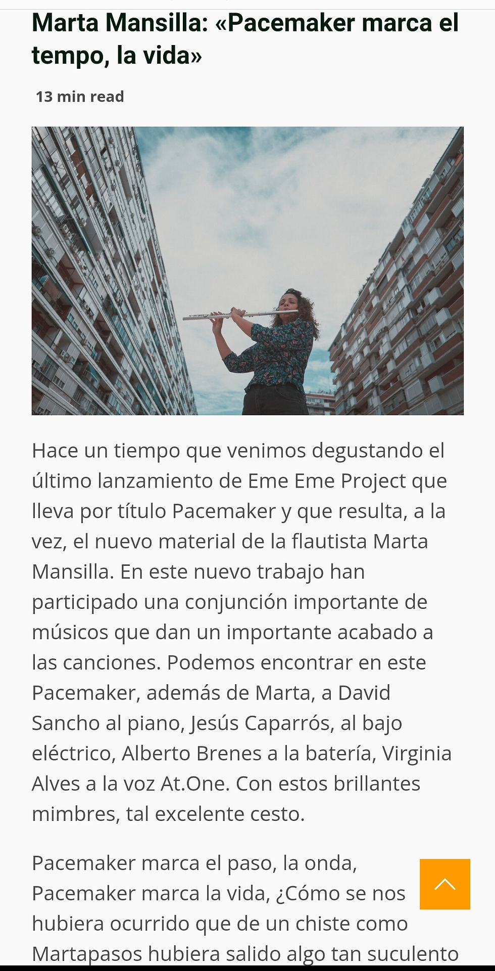 REVISTA CANCIÓN A QUEMARROPA