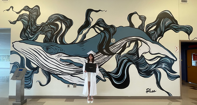 The whale Mural