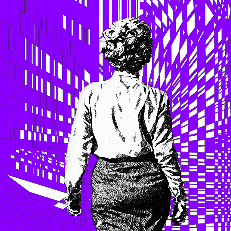 Marilyns left the building in lilac
