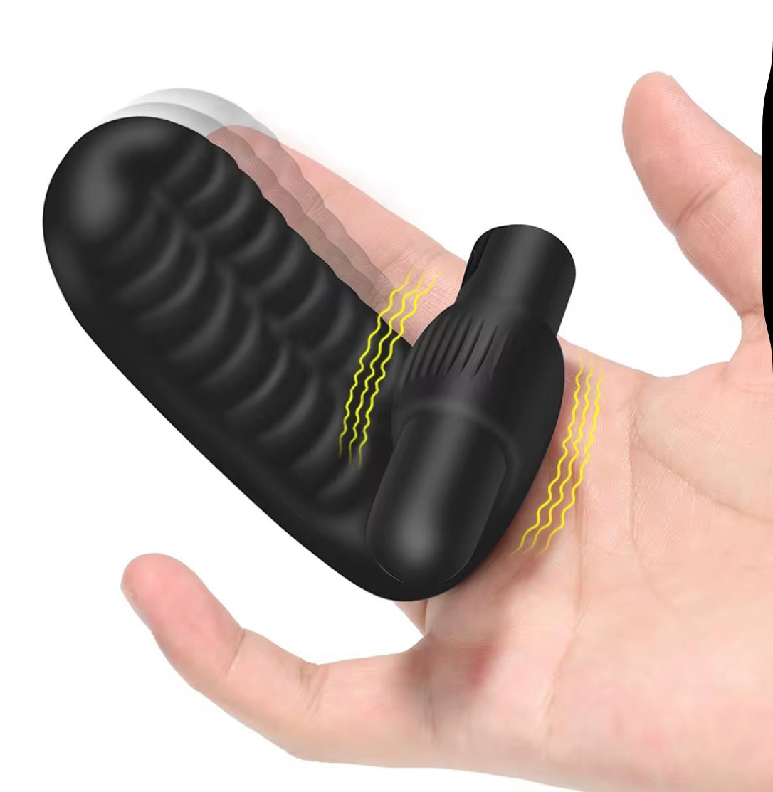 Vibrador doble para dedos