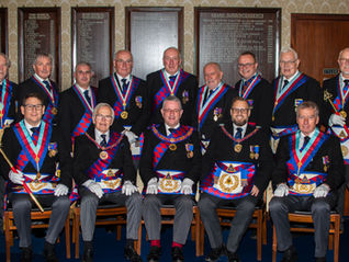 Royal Arch Provincial Team Supports Temperantia Chapter Installation Evening