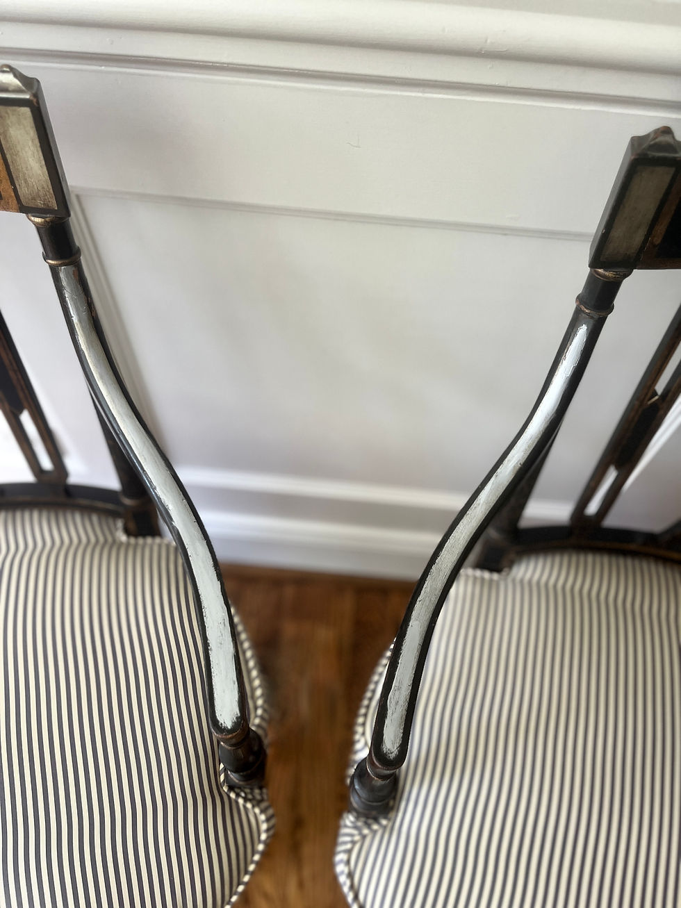 Thumbnail: Federal Style Arm Chairs, a Pair