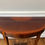 Thumbnail: Pair of Inlaid Demilune Hepplewhite-Style  Console Tables