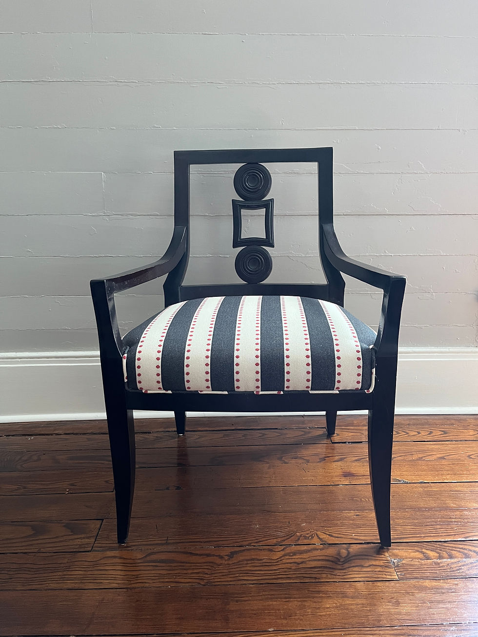 Thumbnail: Pair of "Vienna" Armchairs by Baker for the Laura Kirar Collection