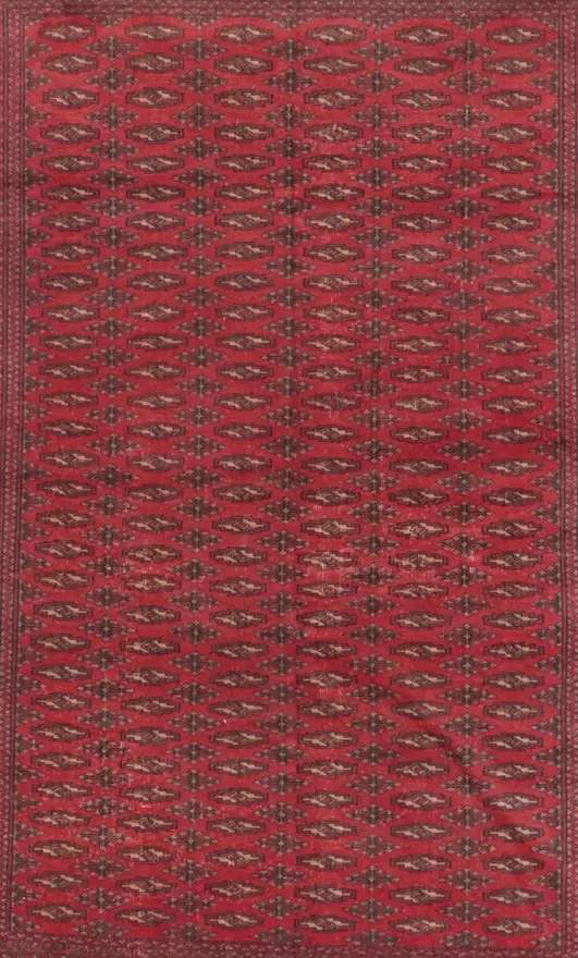 Thumbnail: Hand-Knotted Pakistani Bokhara Rug