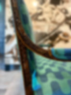 Thumbnail: Carved Antique French Settee