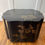 Thumbnail: Asian Style Black and Gilt-Lacquered Side Table