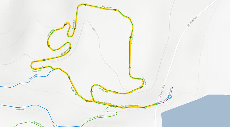 map of the route