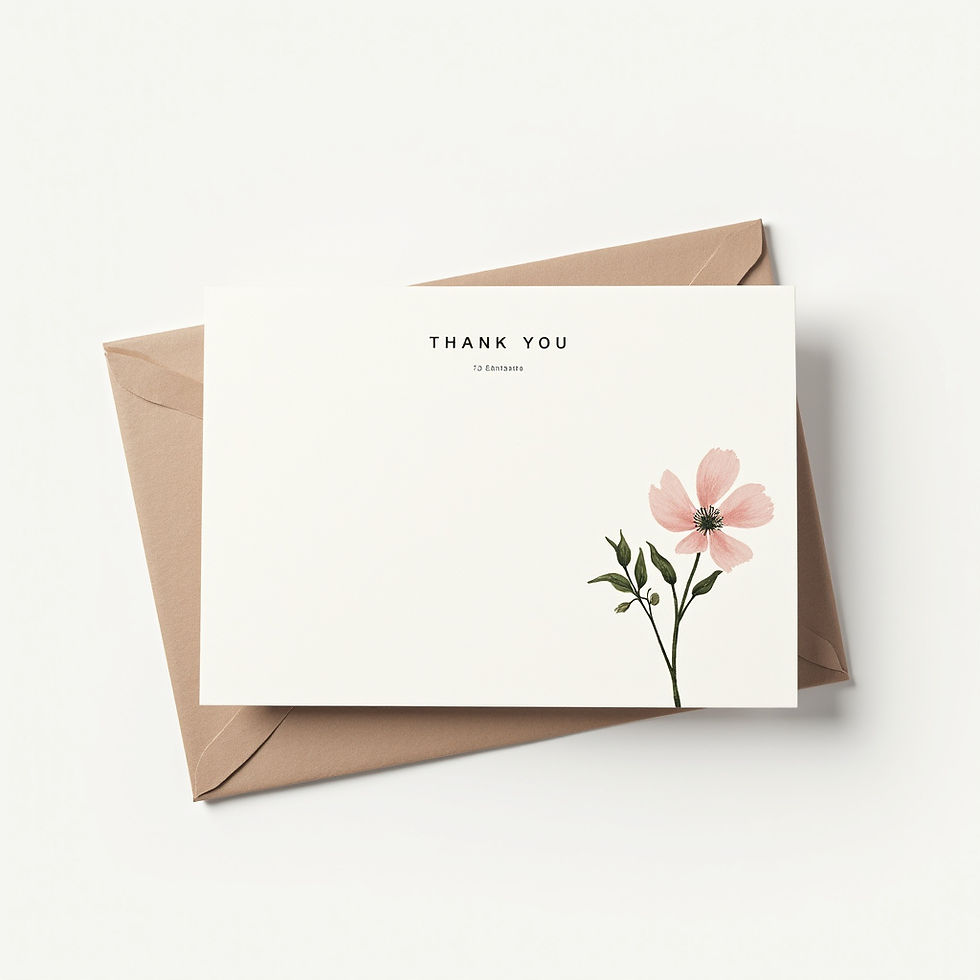 Thank You Cleaning Card