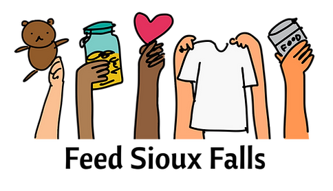 Hands holding a teddy bear, jar, heart, shirt, and can.