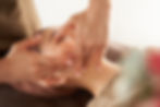 client receiving facial and lymphatic drainage massage