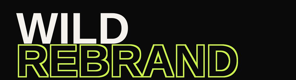 Wild Rebrand logo — brand and marketing support for small businesses UK