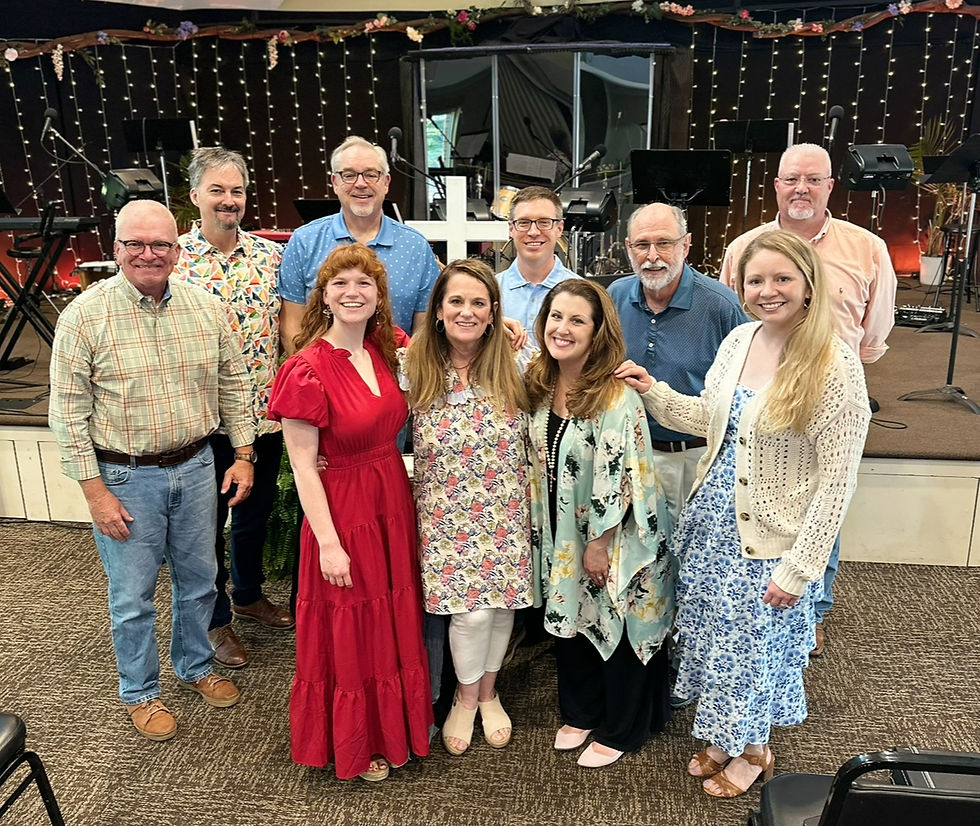 worshipping through music during contemporary service at Aldersgate UMC