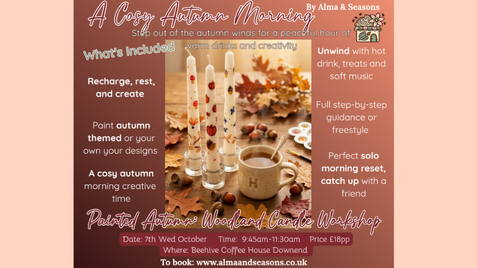 ππ Painted Autumn: Woodland Candle Workshop