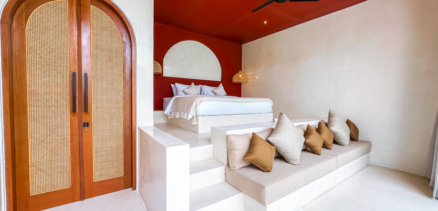Villa Nabu Seminyak Bali Master Bedroom with King Size Bed