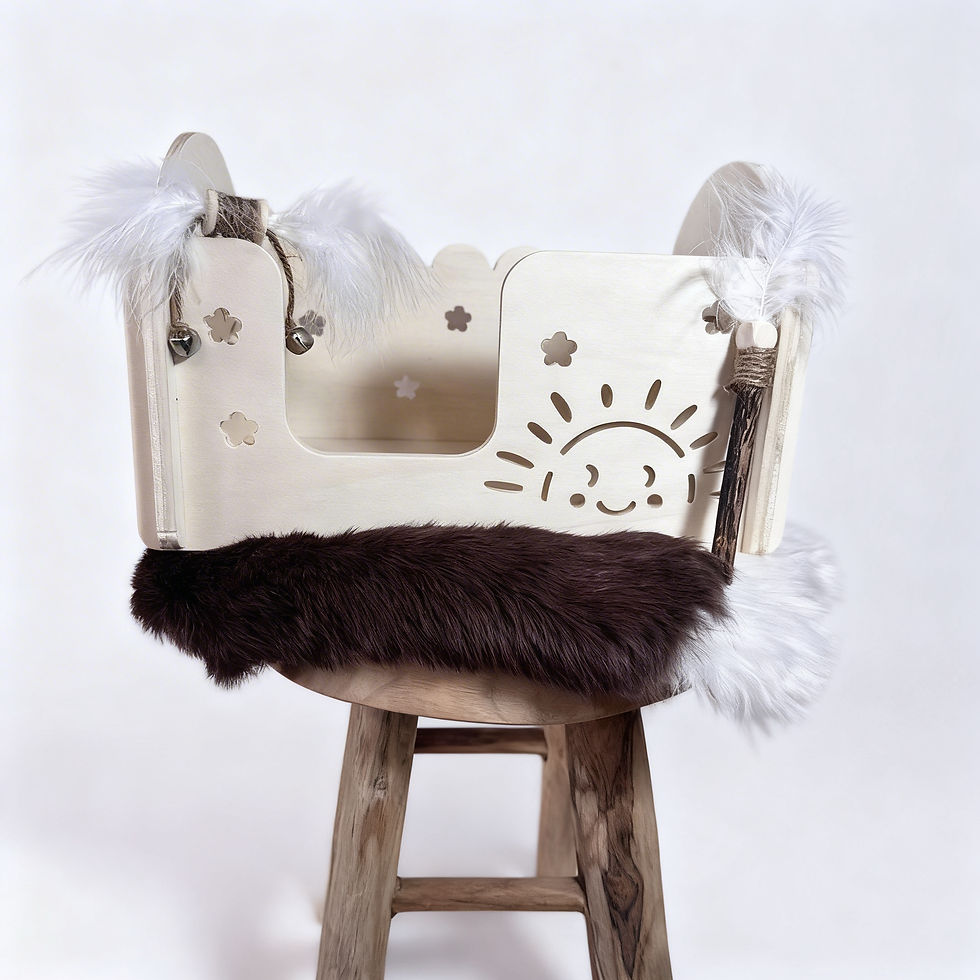 boite à jouets chatons Pix'N'Wood