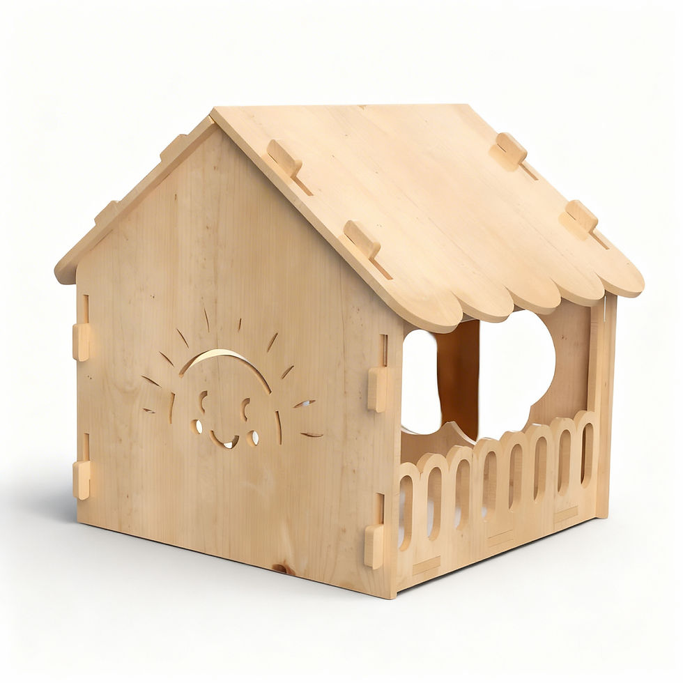 Miniature : maisonnette couchage pour chat et chatons Pix'N'Wood