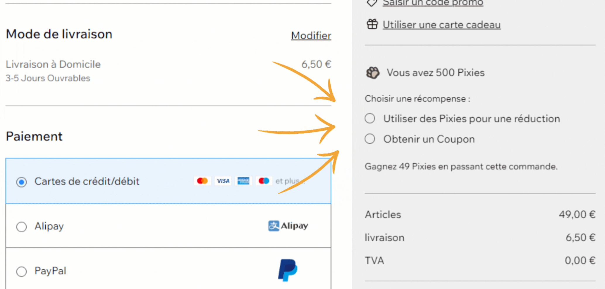 Fonctionnement du système de fidélité