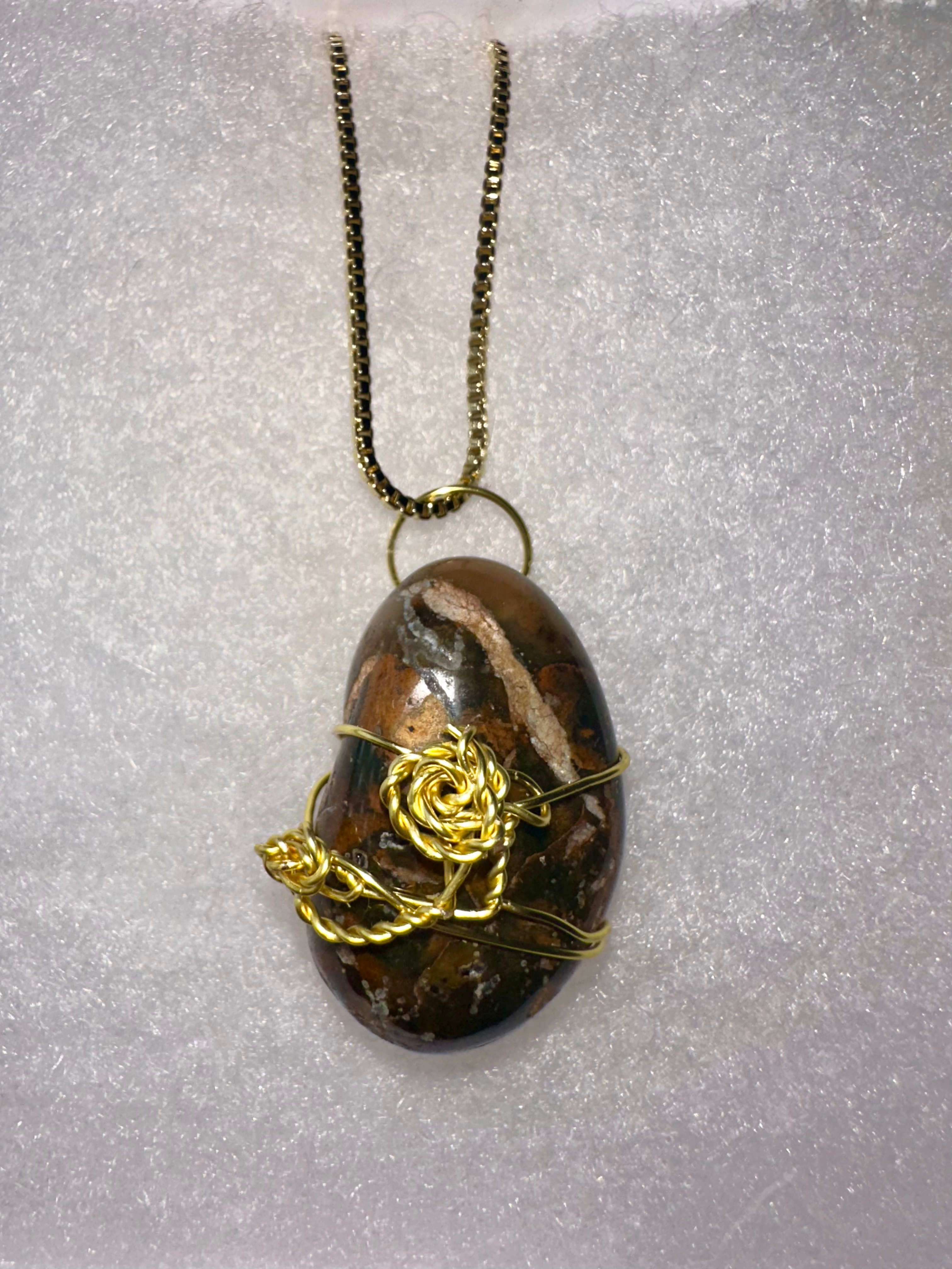 Septarian Crystal Necklace