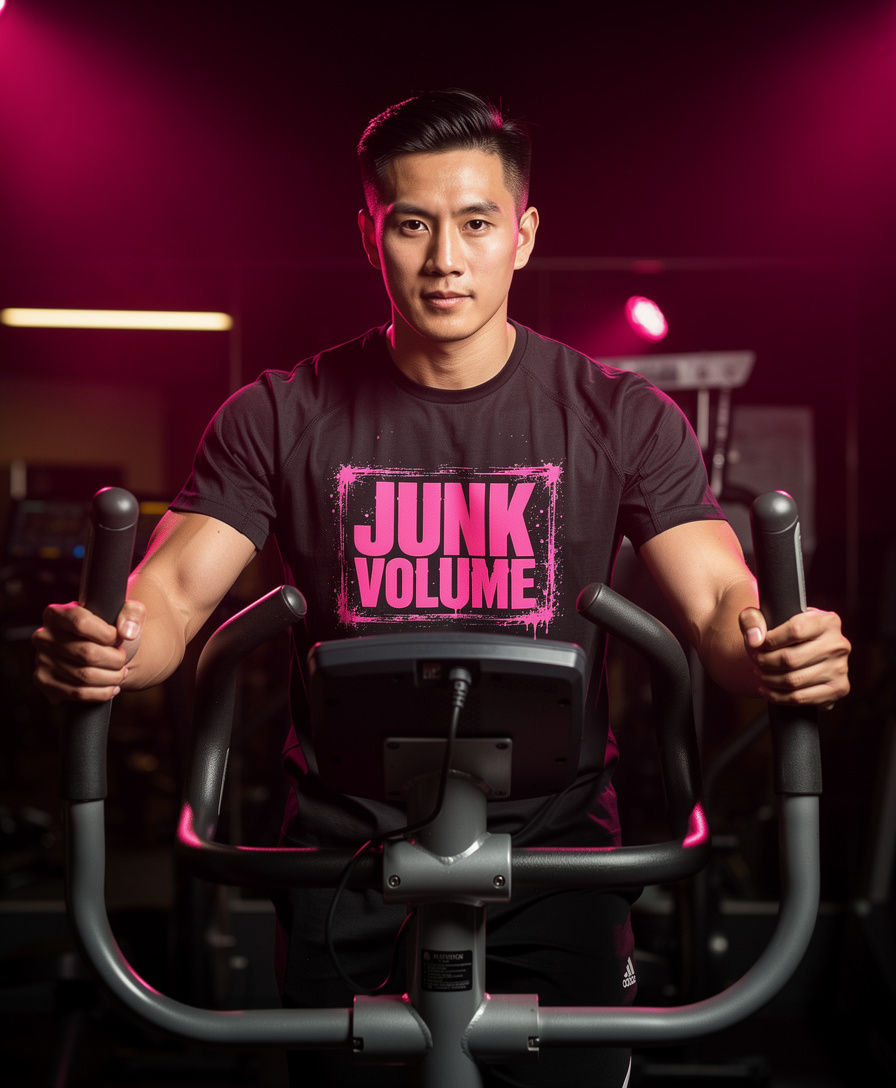 NSFW Junk Volume Activewear T Shirt - Black