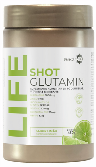 Suplemento solúvel Life Shot Basecol Mix para energia e vitalidade