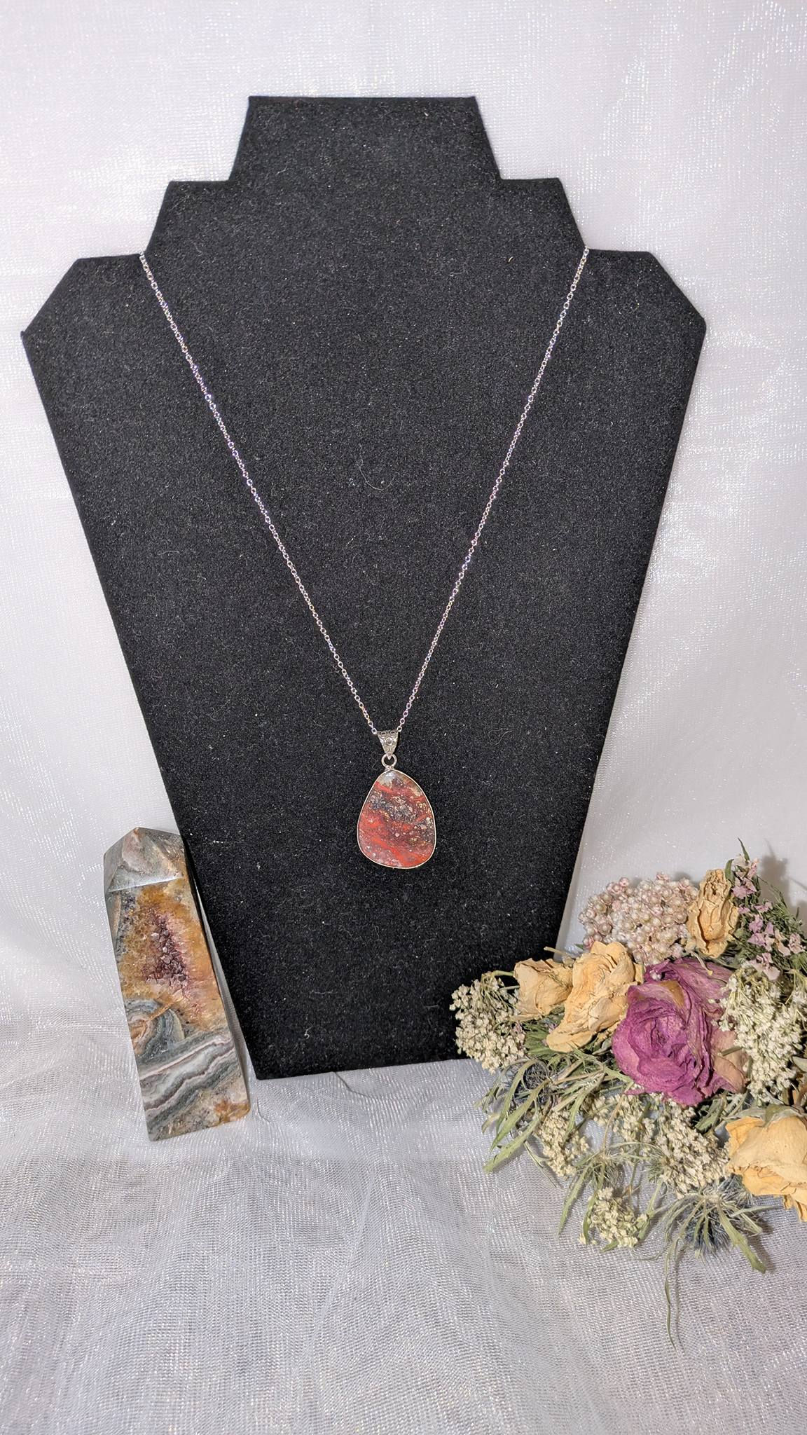 NEW! Red Jasper pendant