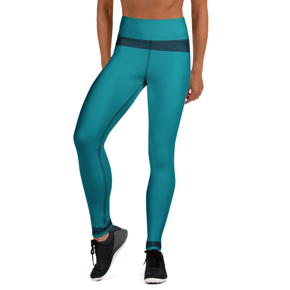 The Signature High-Rise Artistry Legging - Blue Lines