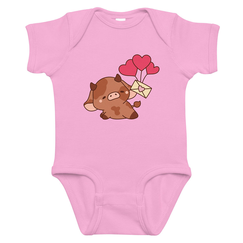 Thumbnail: The Little Thread One-Piece - Cow with Card