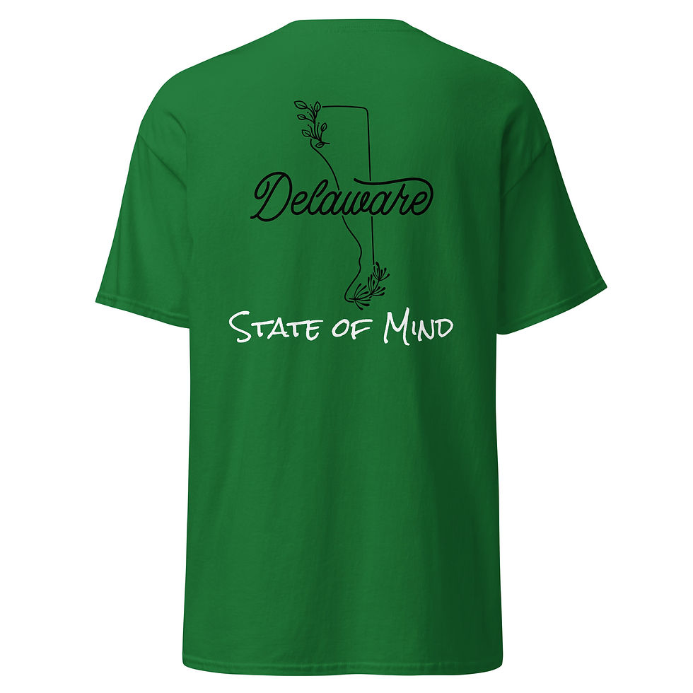 Thumbnail: State of Mind Collection Adult Tee - Delaware
