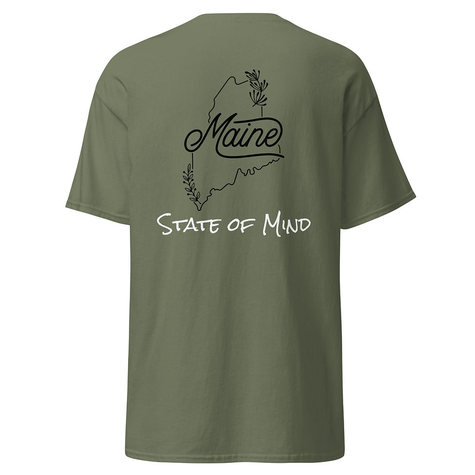 Thumbnail: State of Mind Collection Adult Tee - Maine